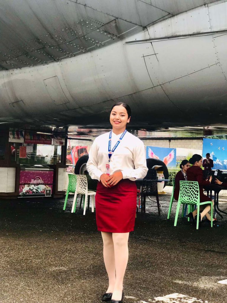 Training session at Amigo Academy prepares cabin crew members for challenges in aviation hospitality.